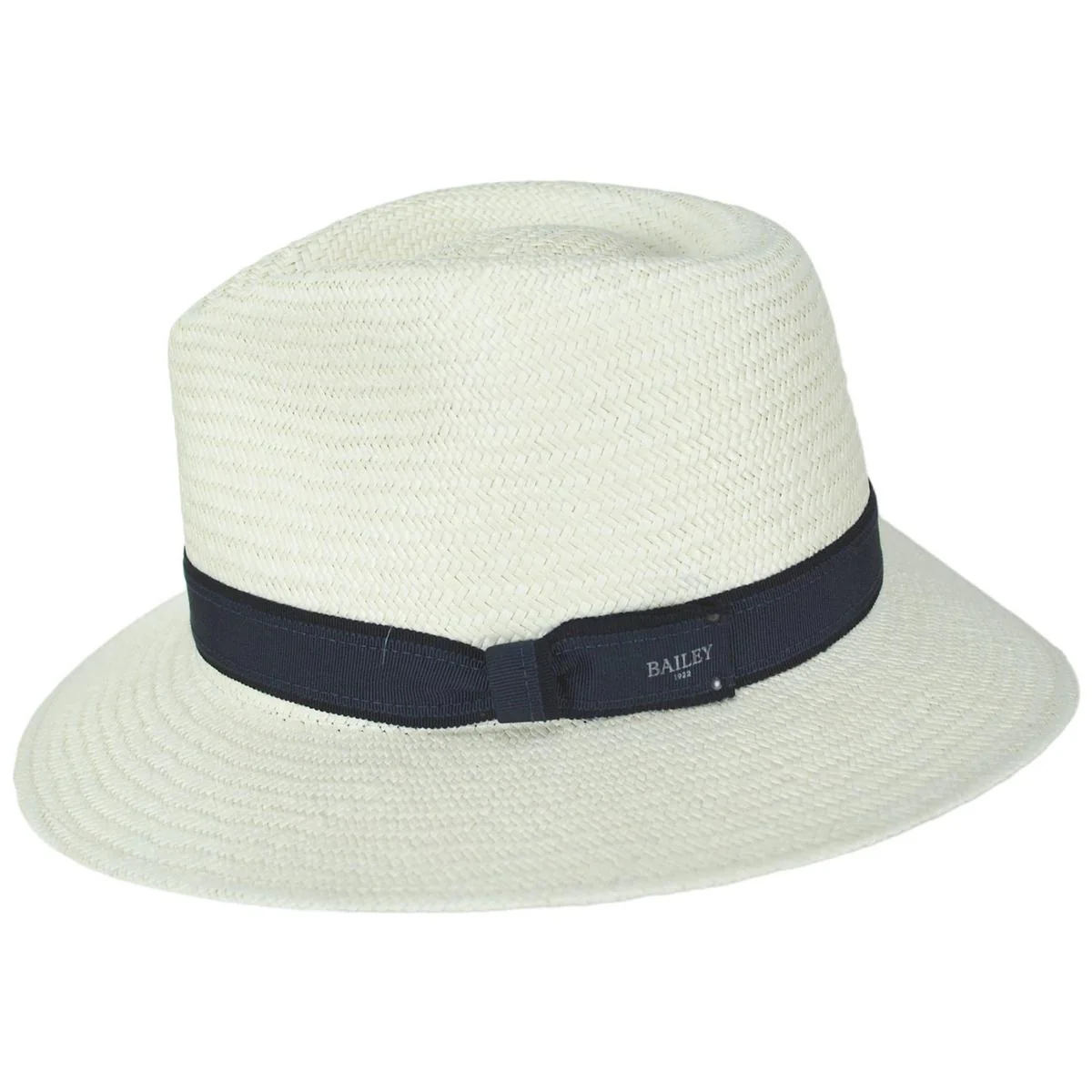 Brooks Panama Straw Fedora Hat - Image 3