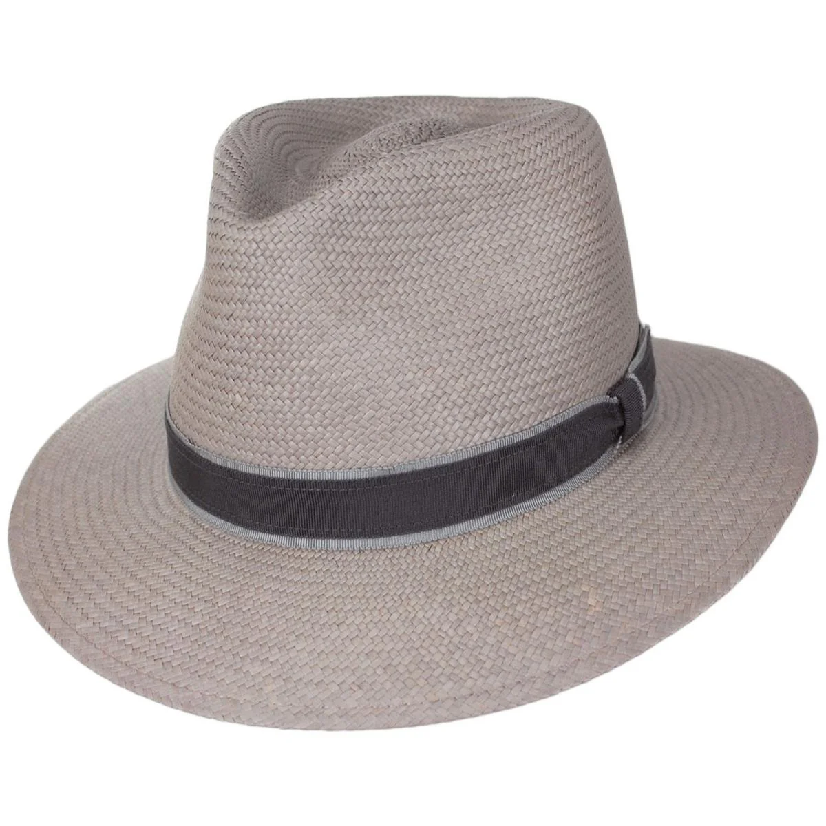 Brooks Panama Straw Fedora Hat - Image 5