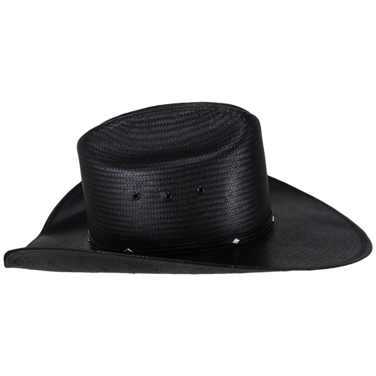 Bullock Shantung Straw Western Hat - Image 3
