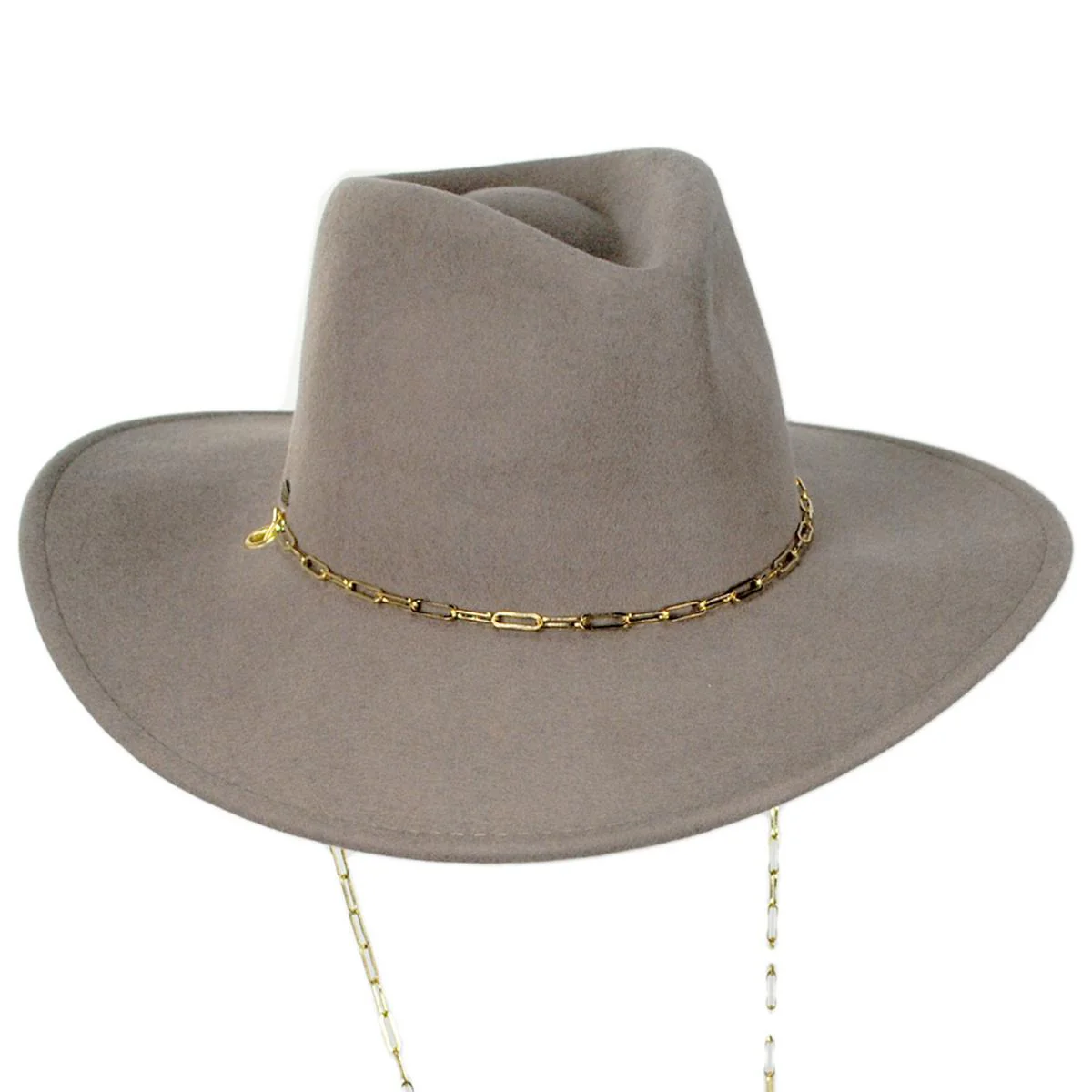 Candace Wool Felt Fedora Hat - Image 5