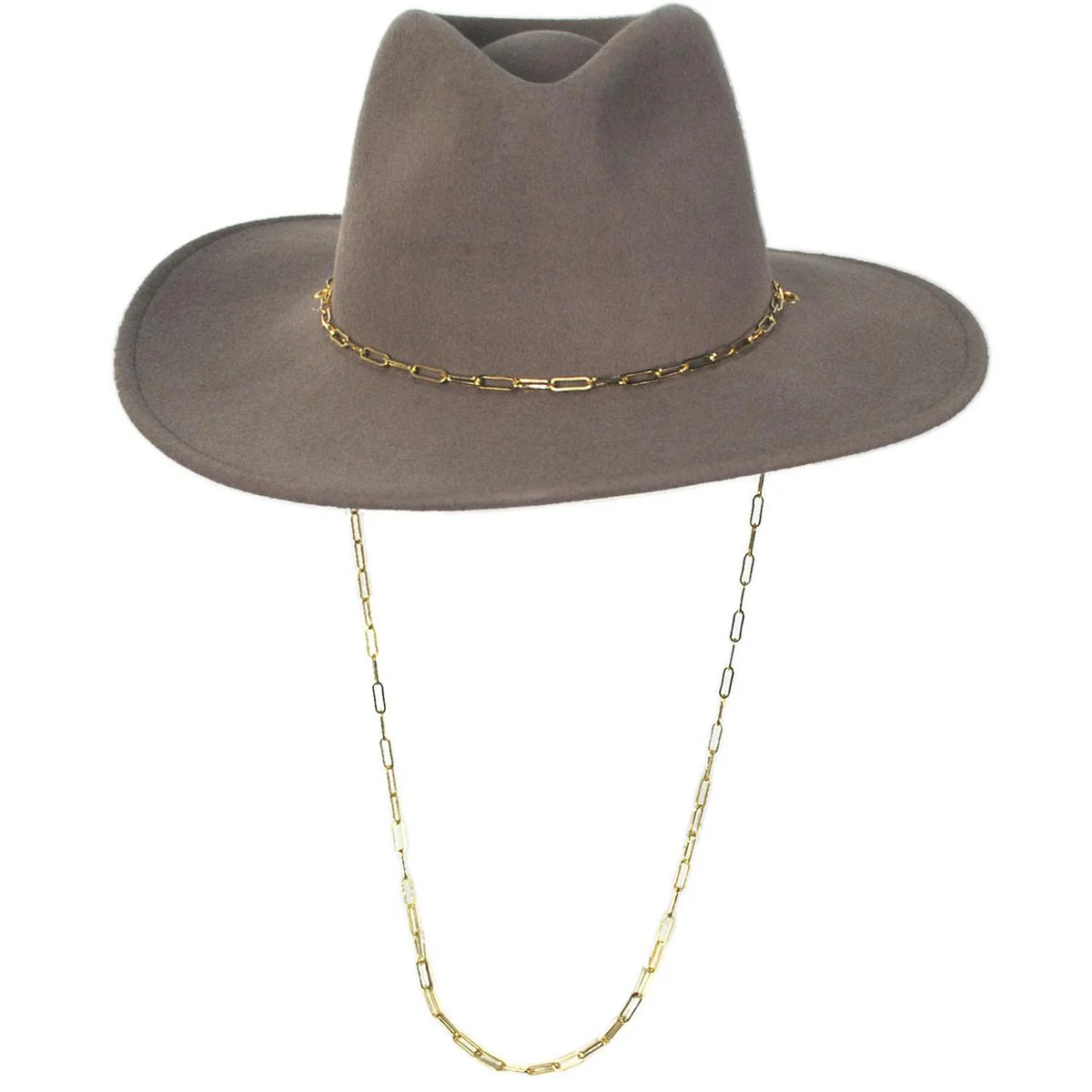 Candace Wool Felt Fedora Hat - Image 7