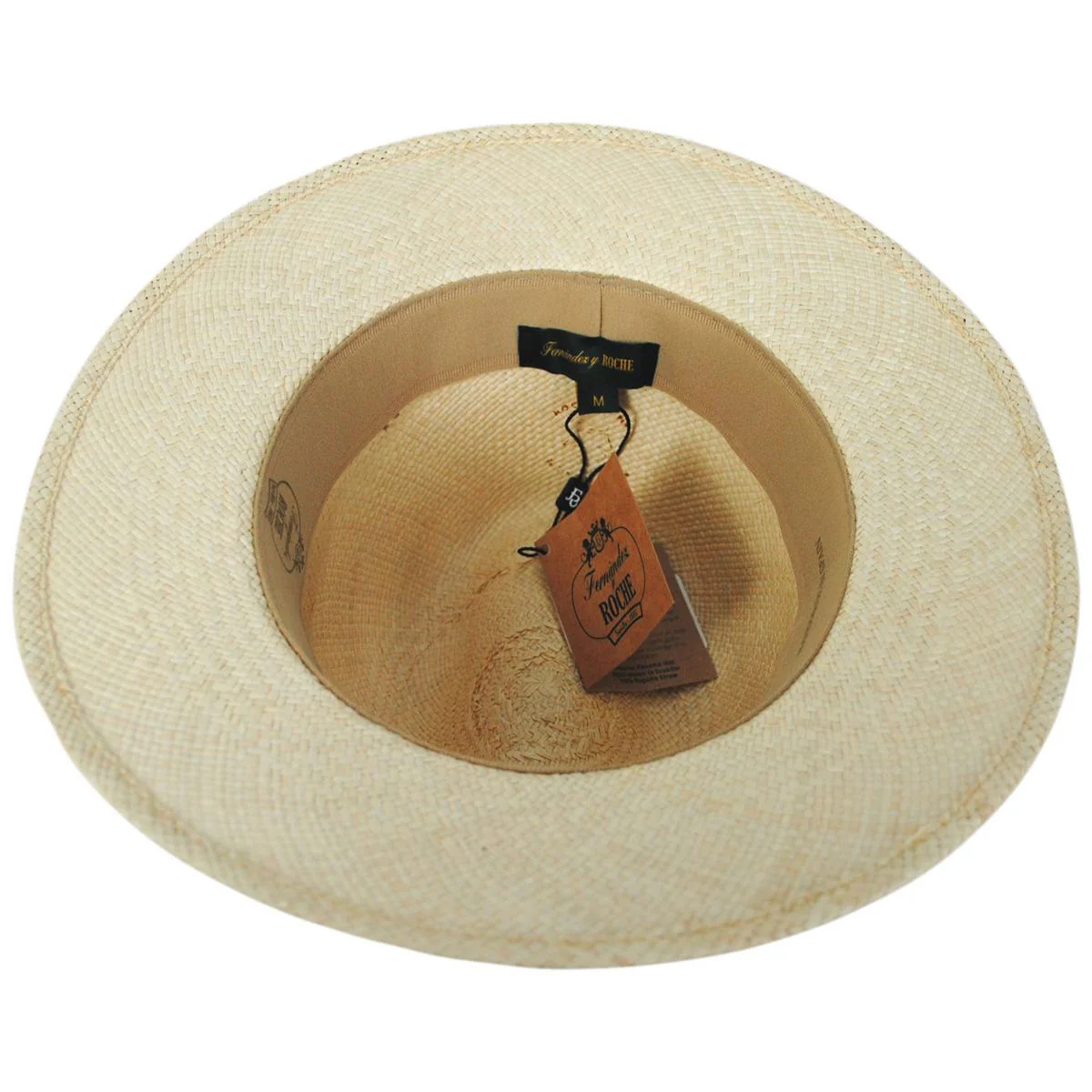 Carena Brisa Panama Straw Fedora Hat - Image 8