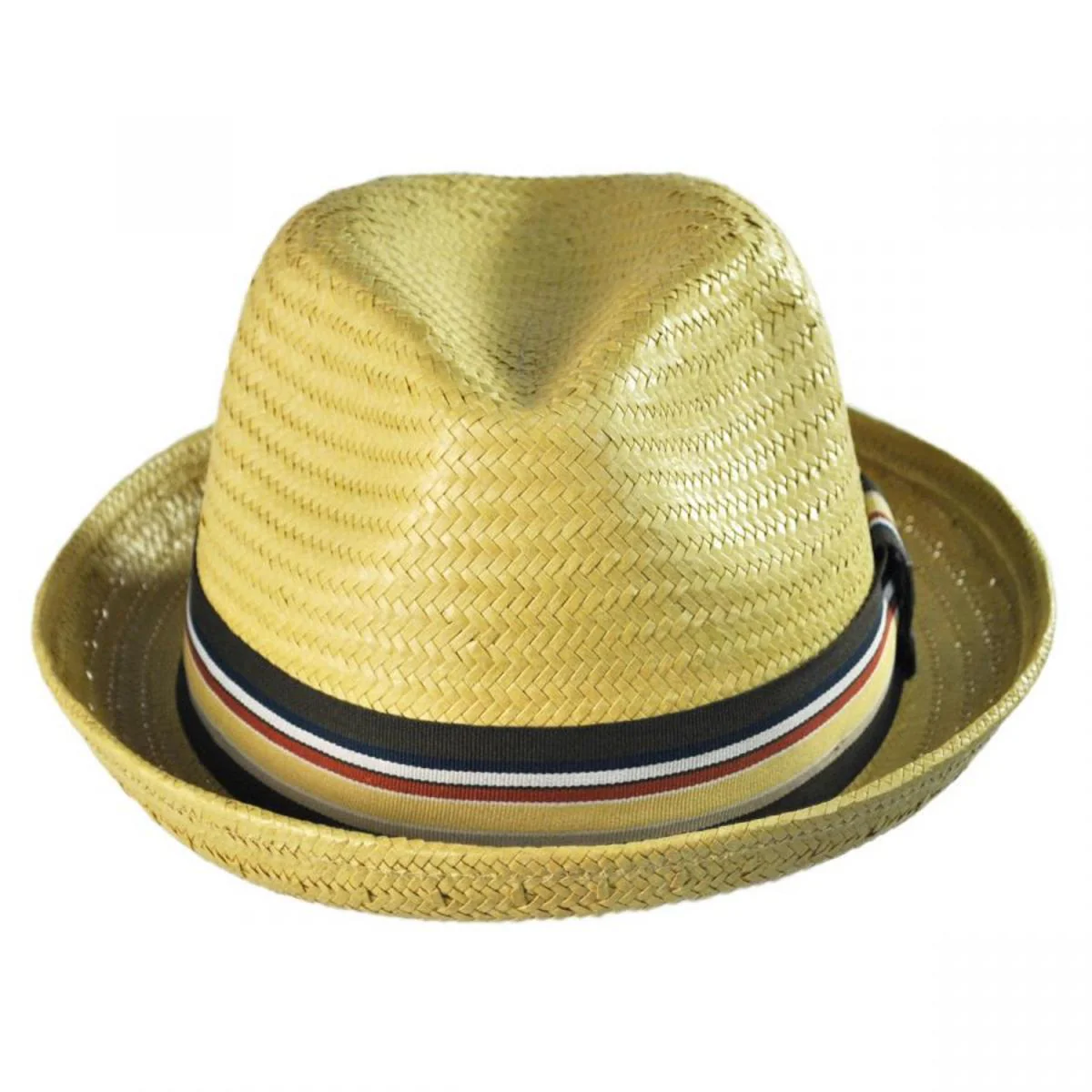 Castor Toyo Straw Fedora Hat - Tan - Image 2