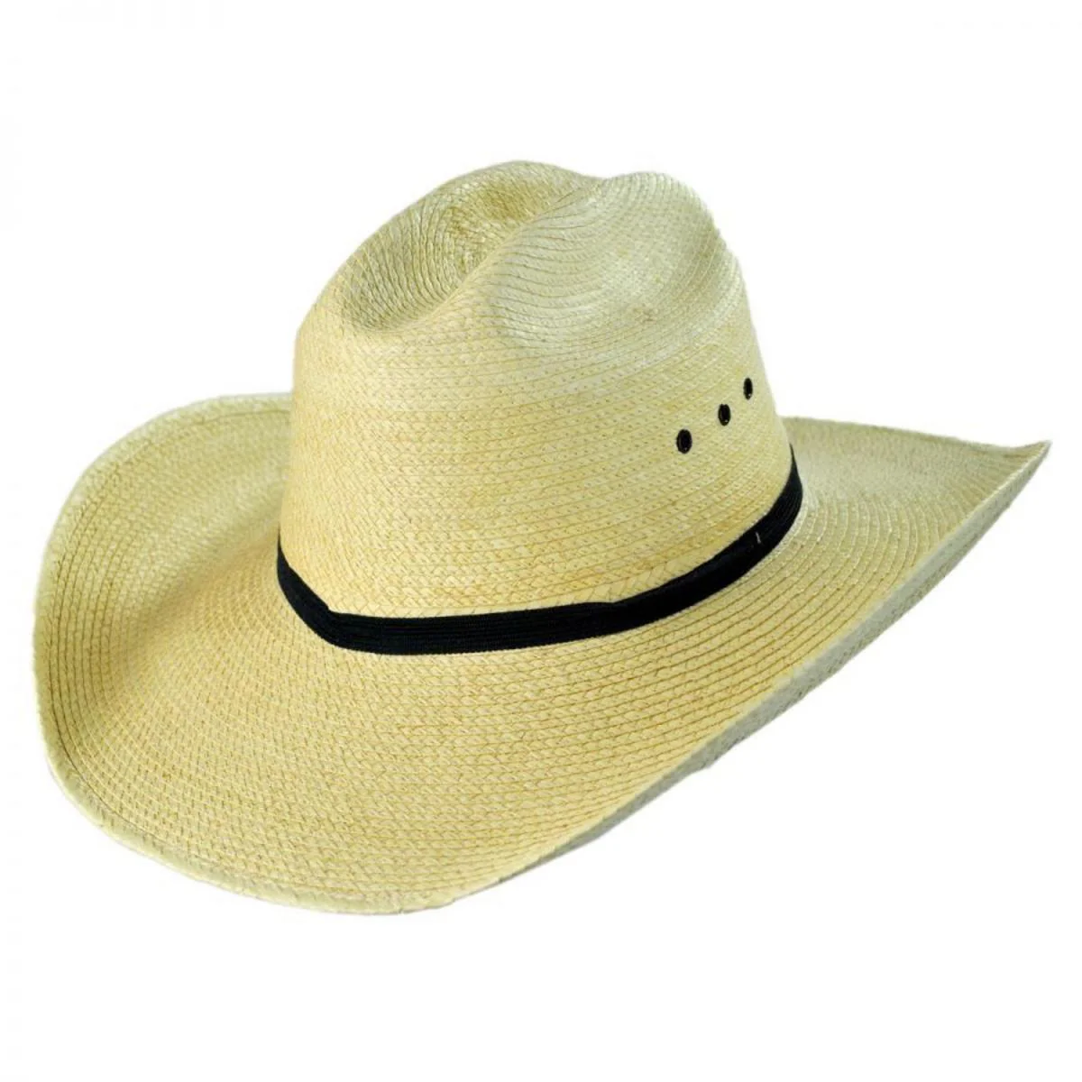 Cattleman Guatemalan Palm Leaf Straw Hat