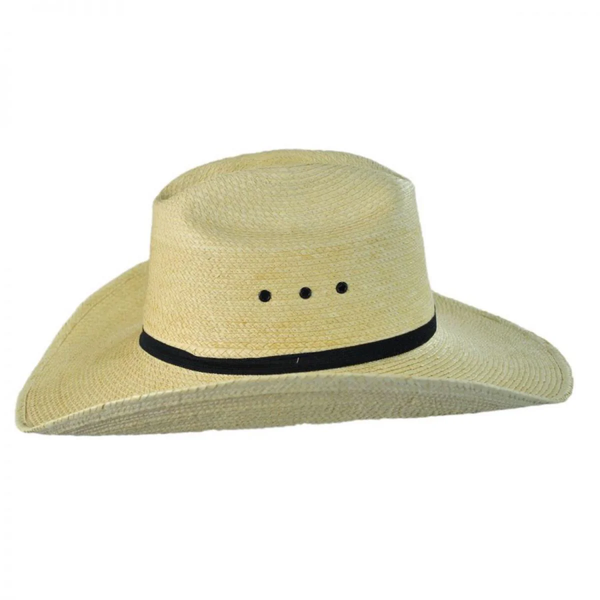 Cattleman Guatemalan Palm Leaf Straw Hat - Image 3