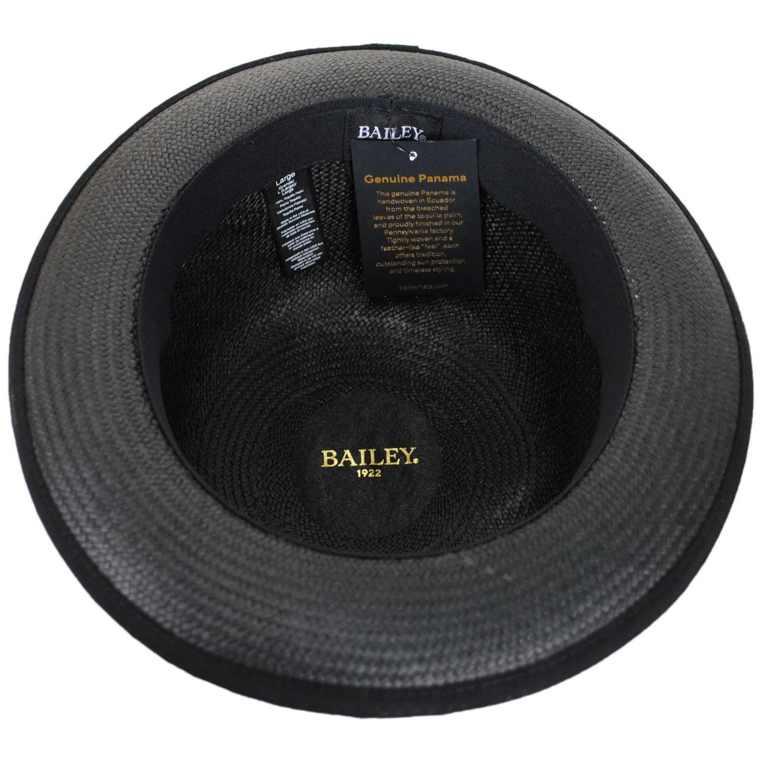 Chaplin Panama Straw Bowler Hat - Image 4