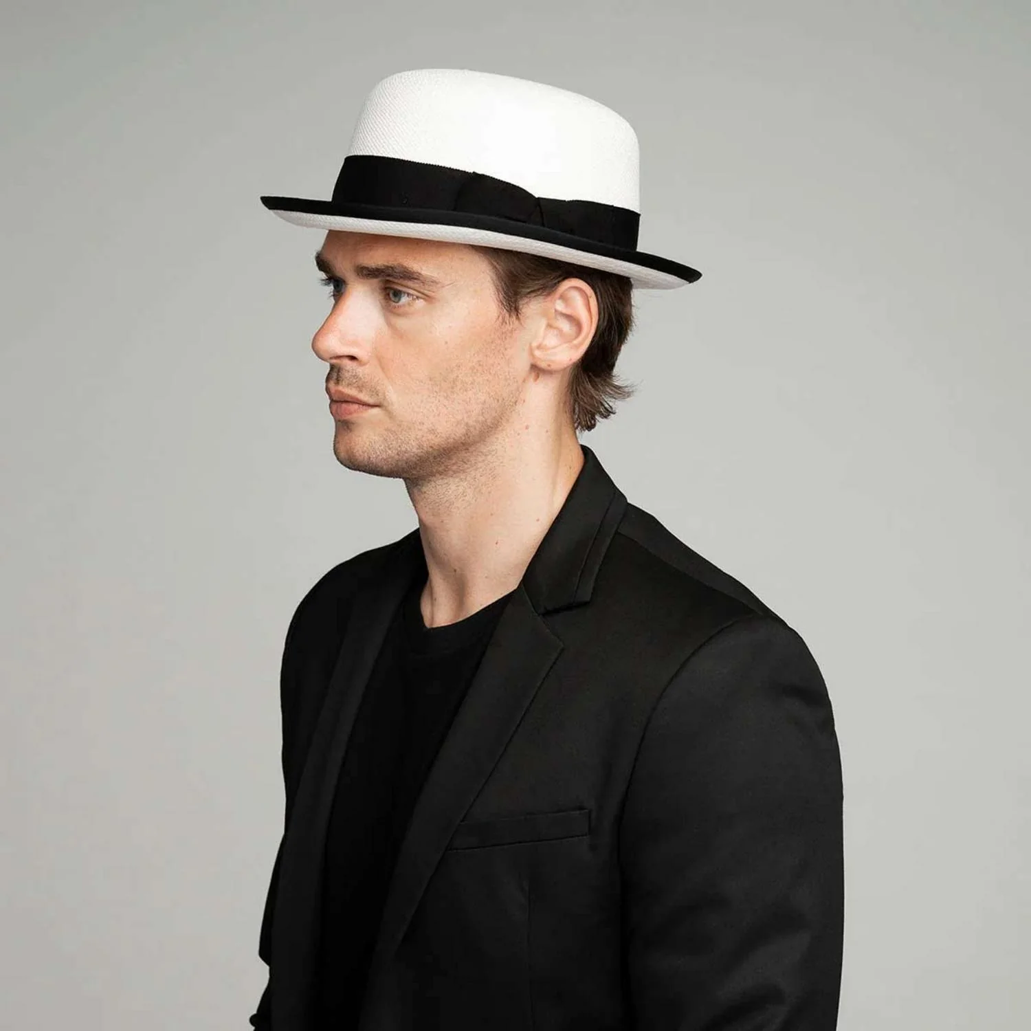 Chaplin Panama Straw Bowler Hat - Image 7