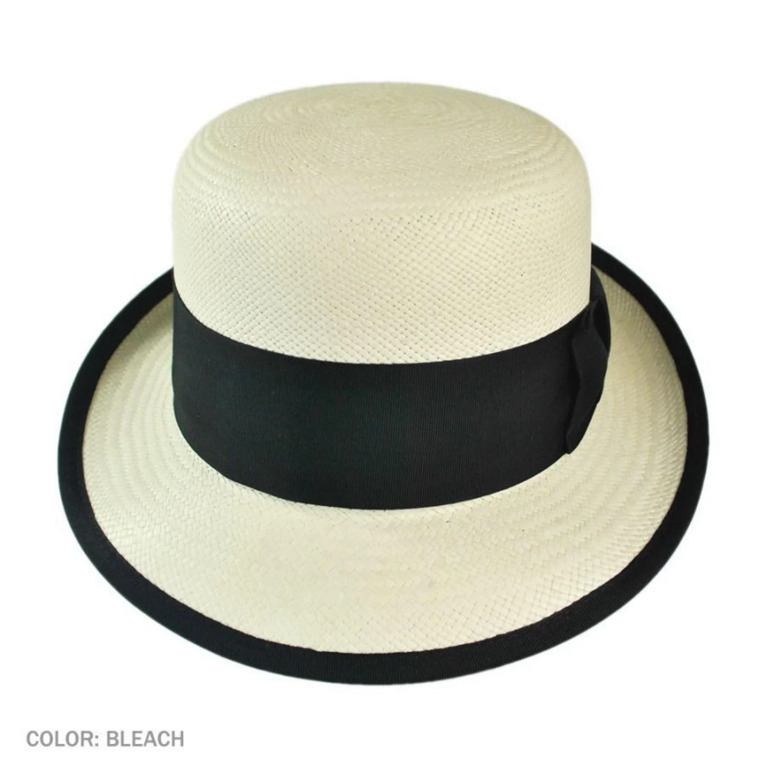 Chaplin Panama Straw Bowler Hat - Image 8