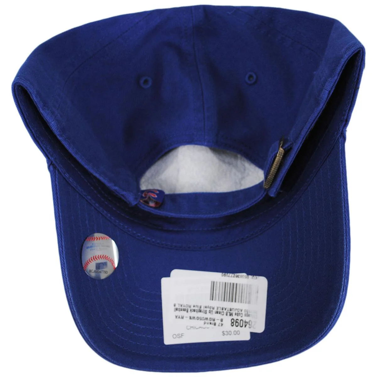 Chicago Cubs MLB Clean Up Strapback Baseball Cap Dad Hat - Image 5