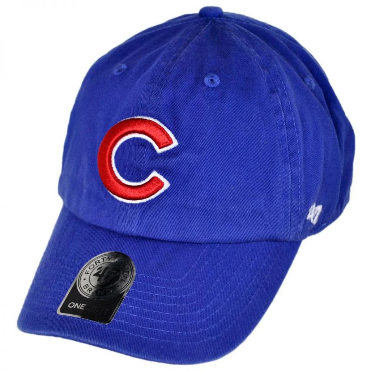 Chicago Cubs MLB Clean Up Strapback Baseball Cap Dad Hat - Image 6