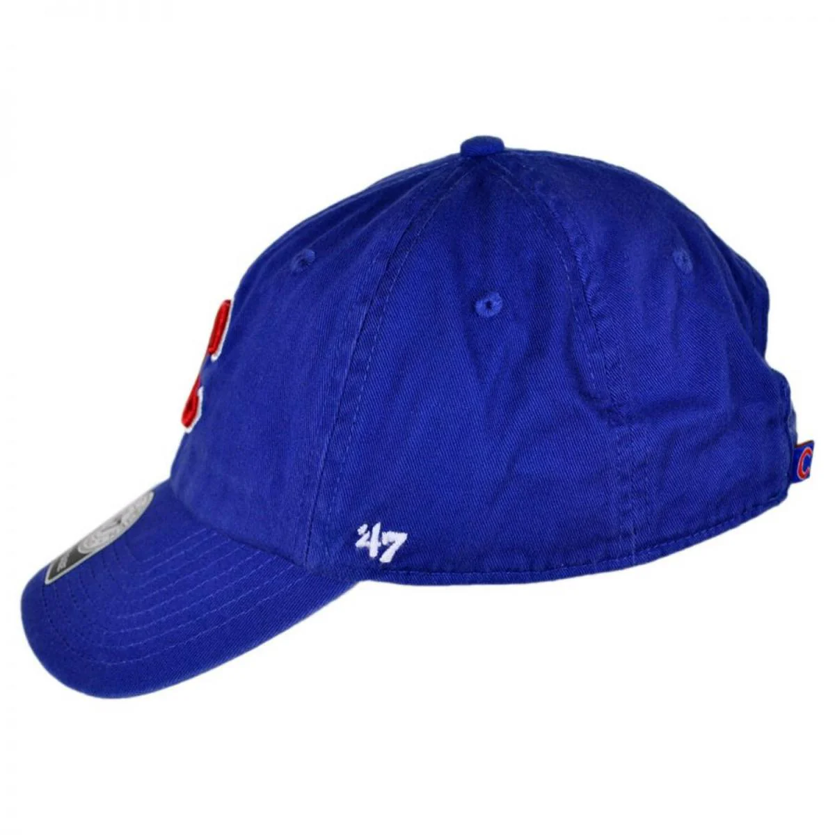 Chicago Cubs MLB Clean Up Strapback Baseball Cap Dad Hat - Image 8
