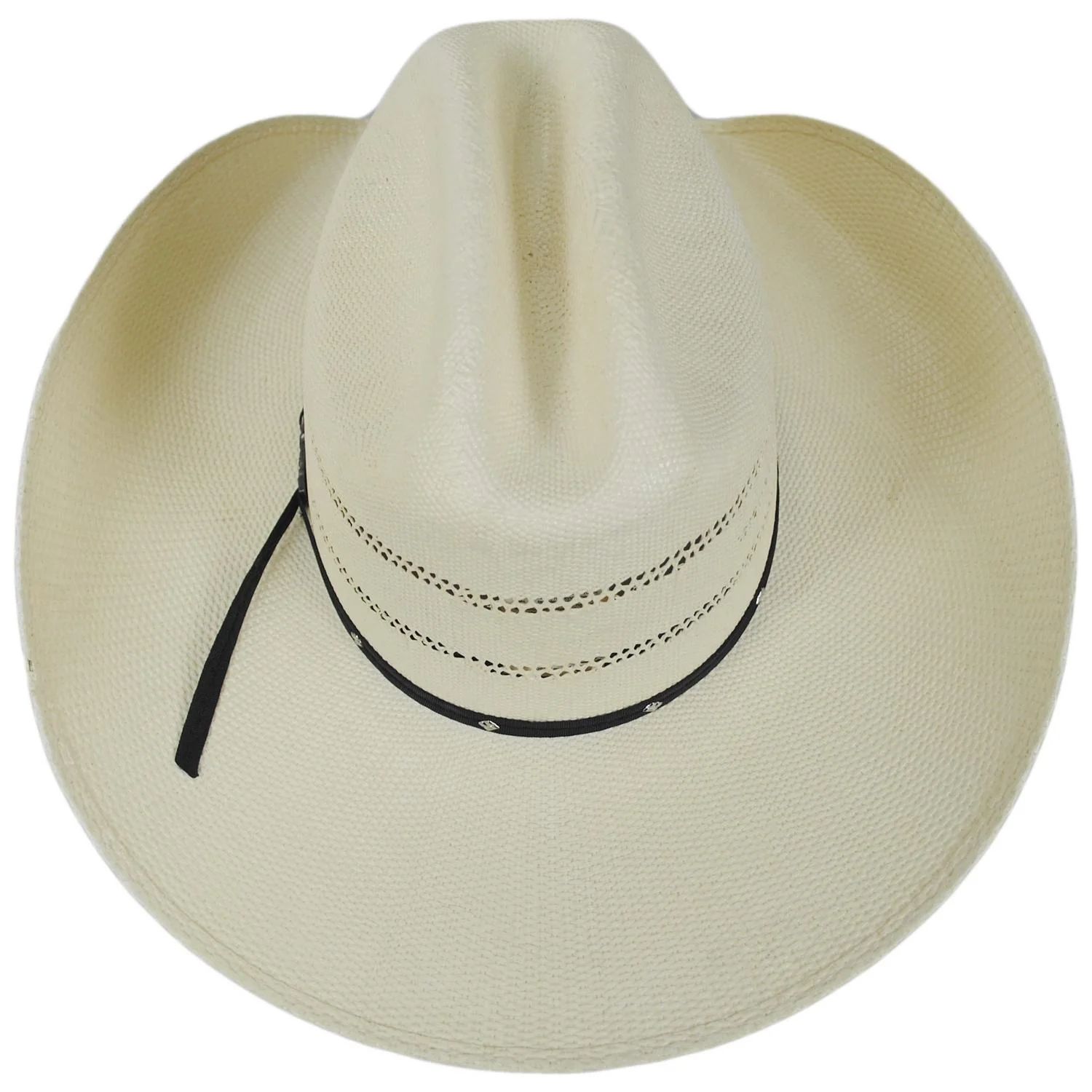 Chino Bangora Straw Western Hat - Image 4