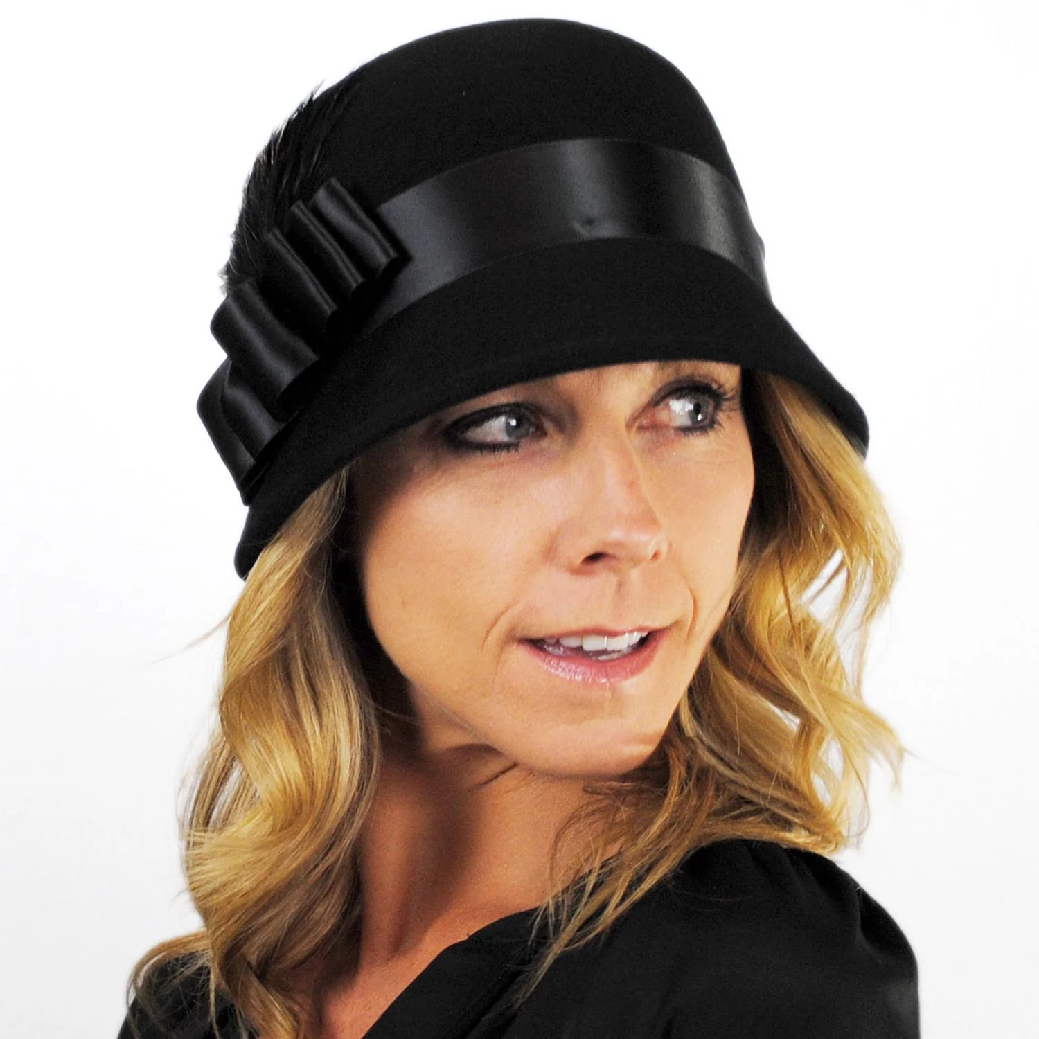 Chloe Wool Felt Cloche Hat - Image 9