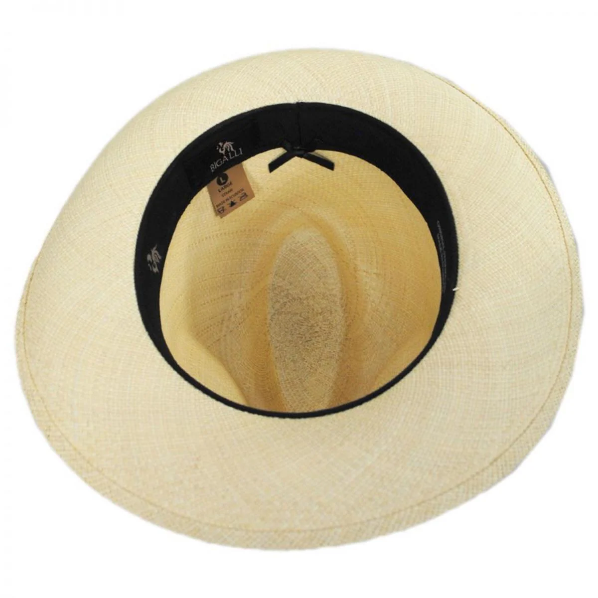 Classic Panama Straw Fedora Hat - Image 5