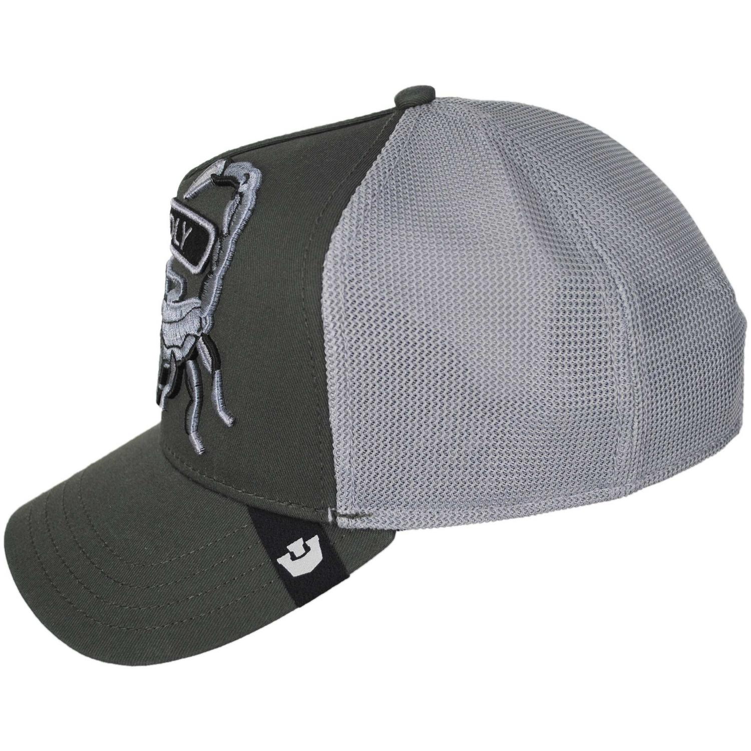 Classic Rocker Deadly Mesh Trucker Snapback Baseball Cap - Image 3