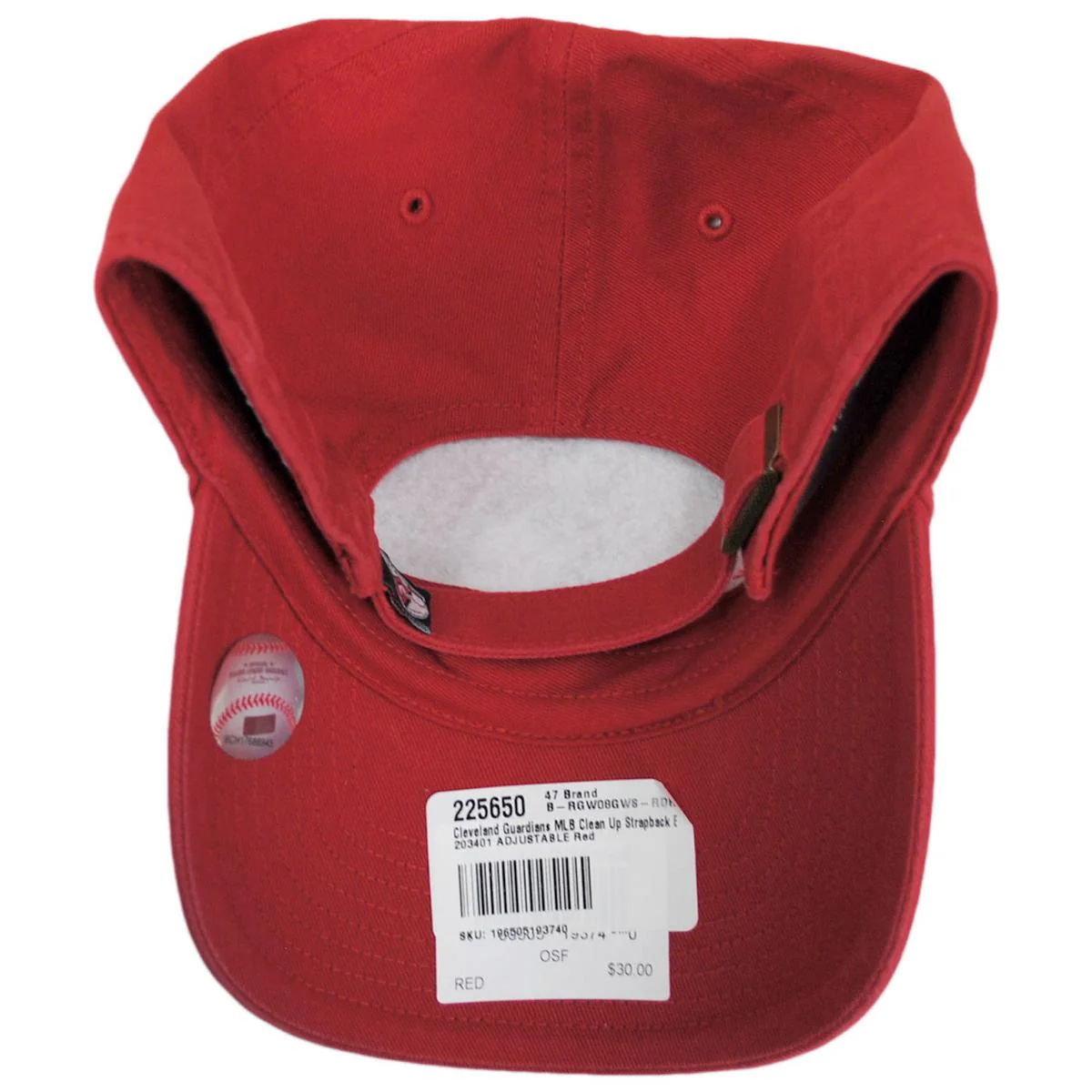 Cleveland Guardians MLB Clean Up Strapback Baseball Cap Dad Hat - Image 4
