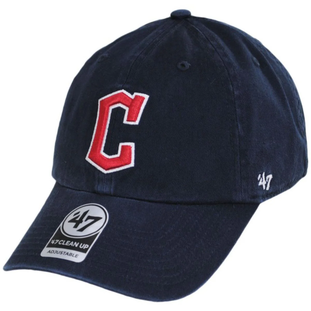 Cleveland Guardians MLB Clean Up Strapback Baseball Cap Dad Hat - Image 5