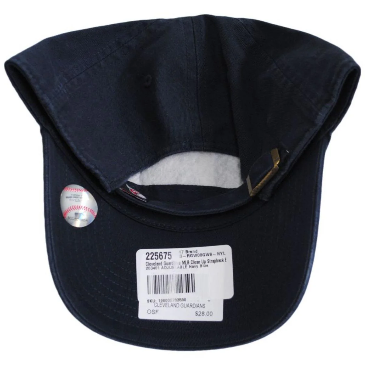 Cleveland Guardians MLB Clean Up Strapback Baseball Cap Dad Hat - Image 8