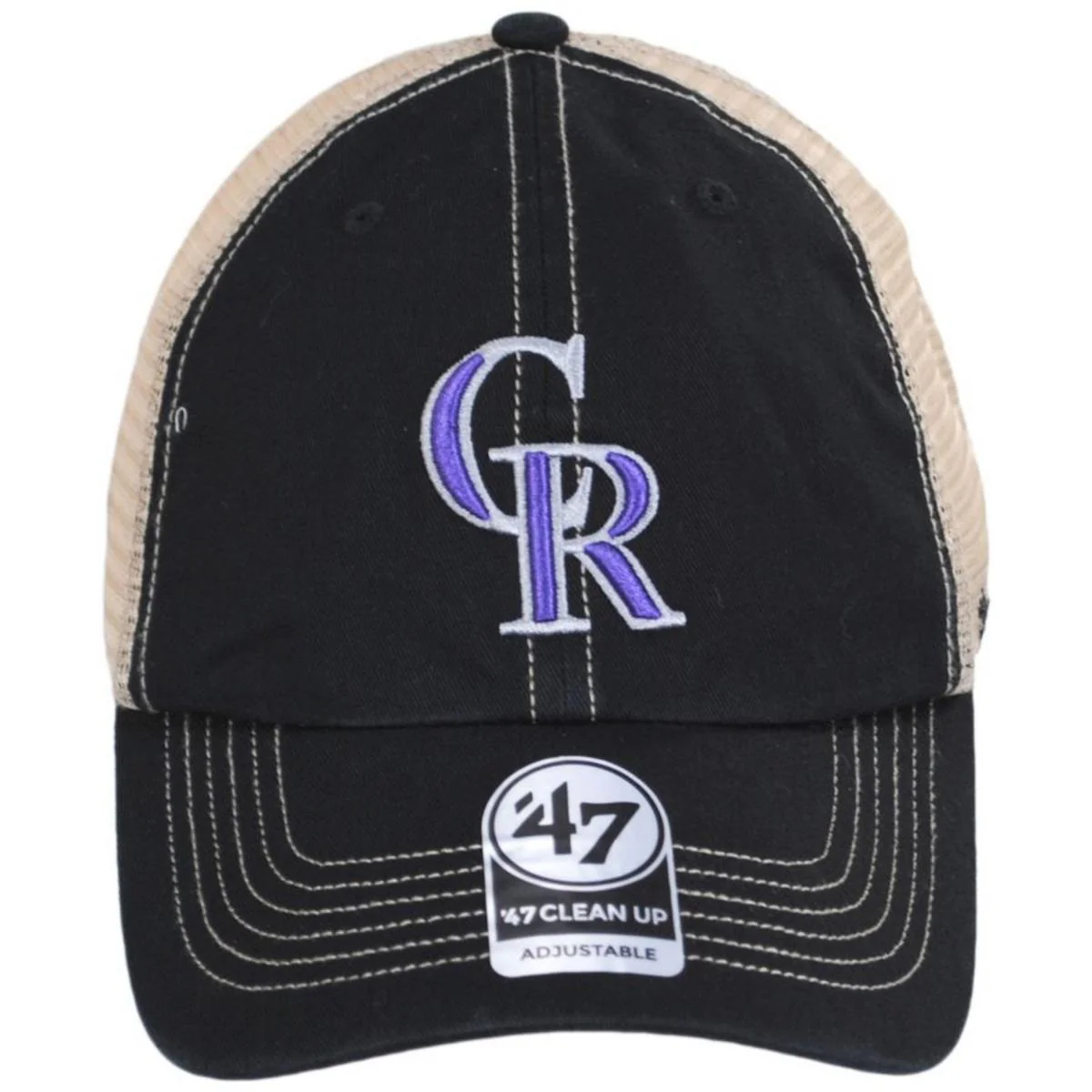 Colorado Rockies Trawler 47 Mesh Clean Up Baseball Cap - Image 2