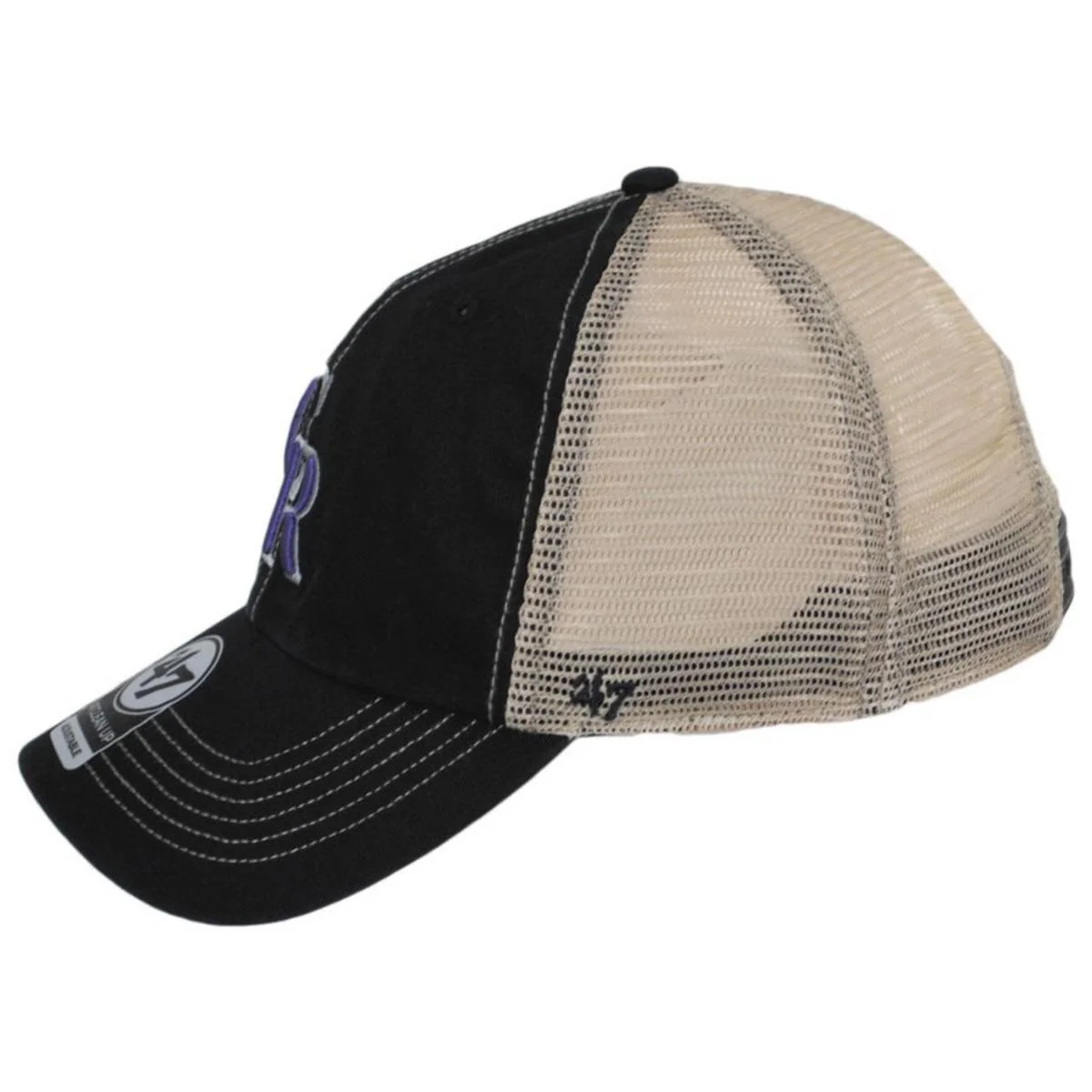 Colorado Rockies Trawler 47 Mesh Clean Up Baseball Cap - Image 3