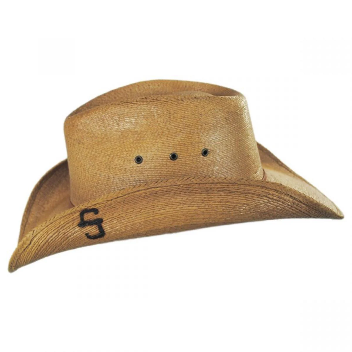 Contoy Palm Leaf Straw Western Hat - Image 3