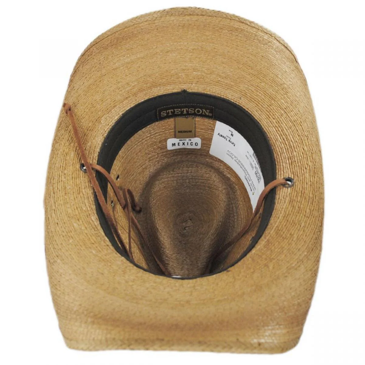 Contoy Palm Leaf Straw Western Hat - Image 4
