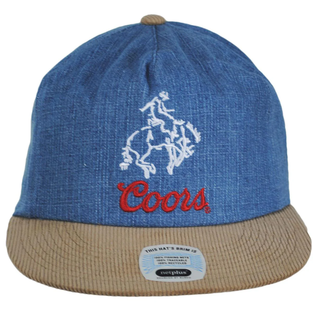 Coors Colt HP Denim & Cord Snapback Baseball Cap - Image 2