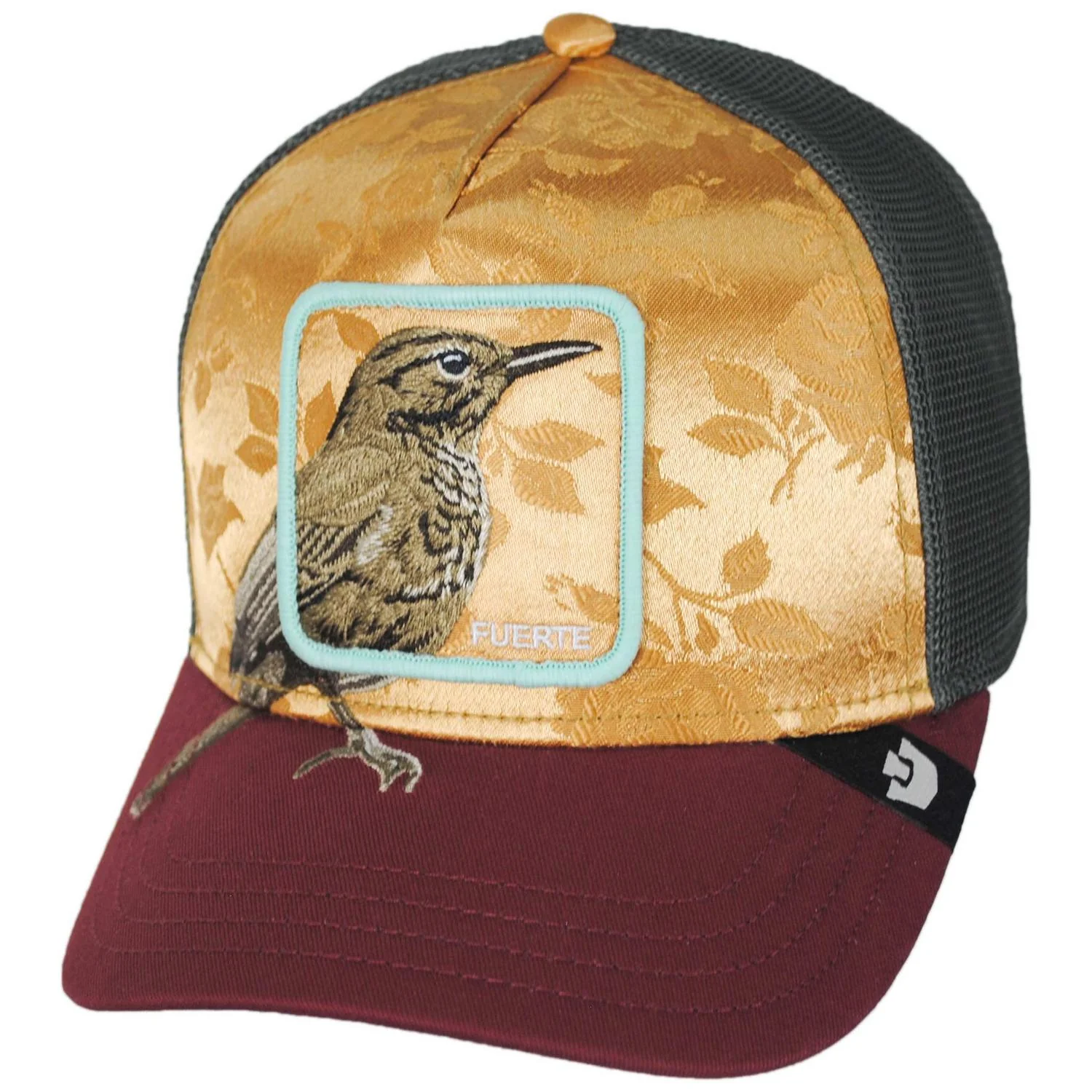 Costa Rica Thrush Jacquard Mesh Trucker Snapback Baseball Cap