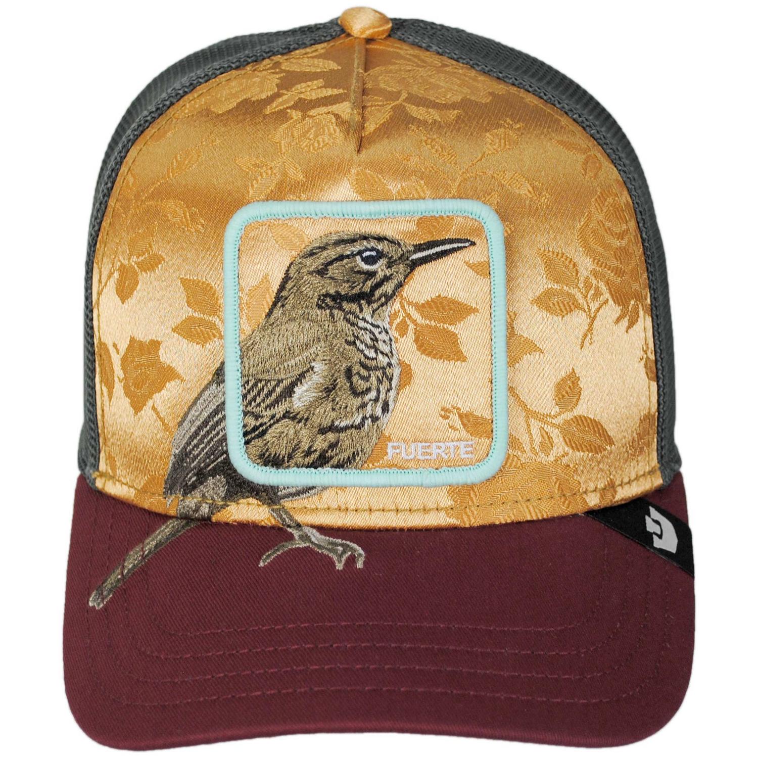 Costa Rica Thrush Jacquard Mesh Trucker Snapback Baseball Cap - Image 2