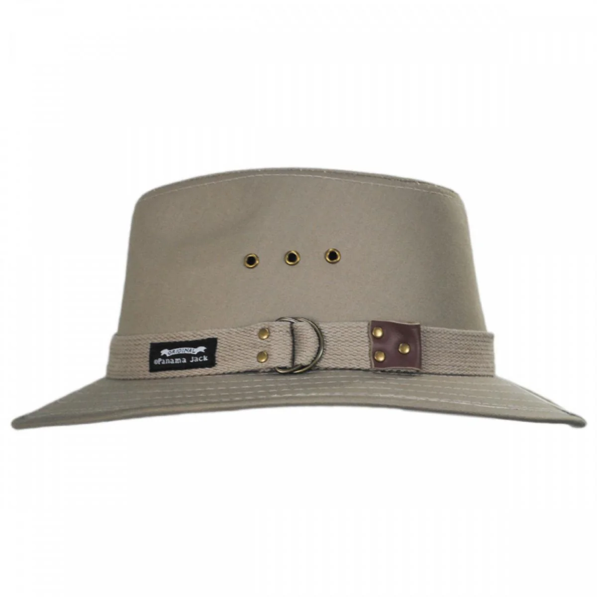 Cotton Canvas Safari Fedora Hat - Image 3