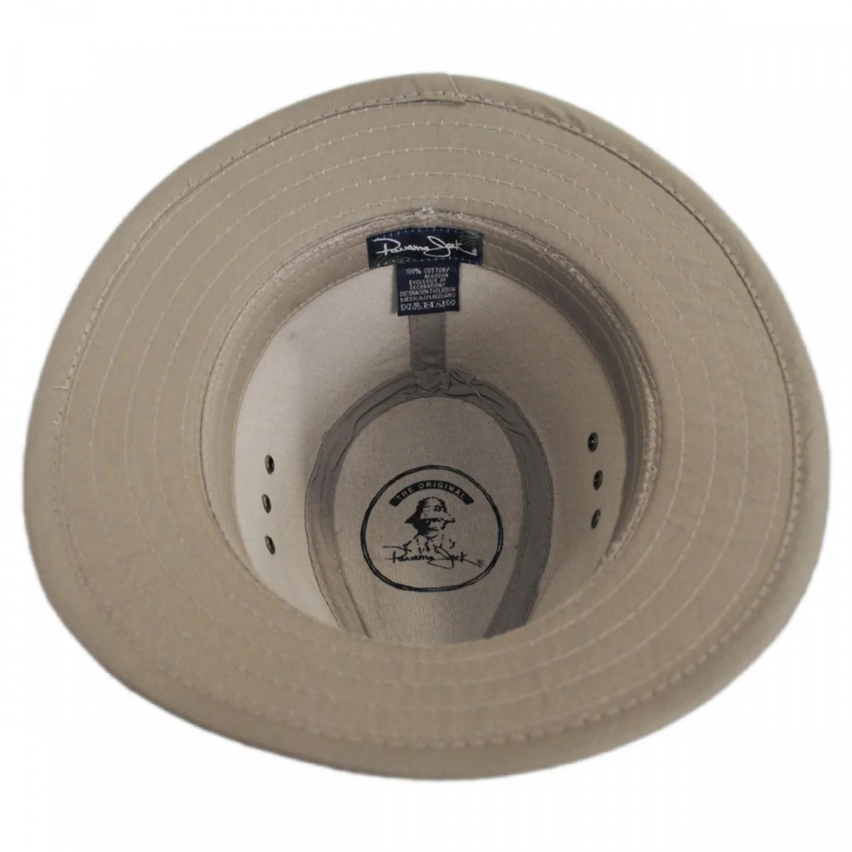Cotton Canvas Safari Fedora Hat - Image 4