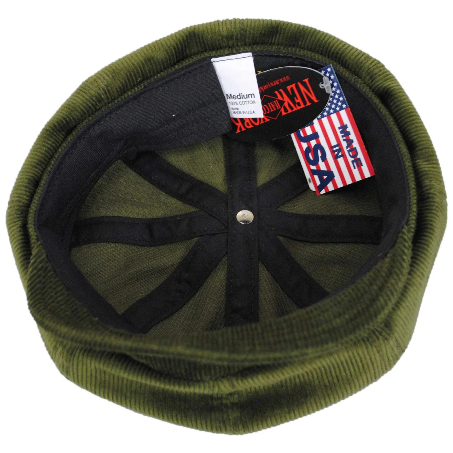 Cotton Corduroy Spitfire Newsboy Cap - Image 13