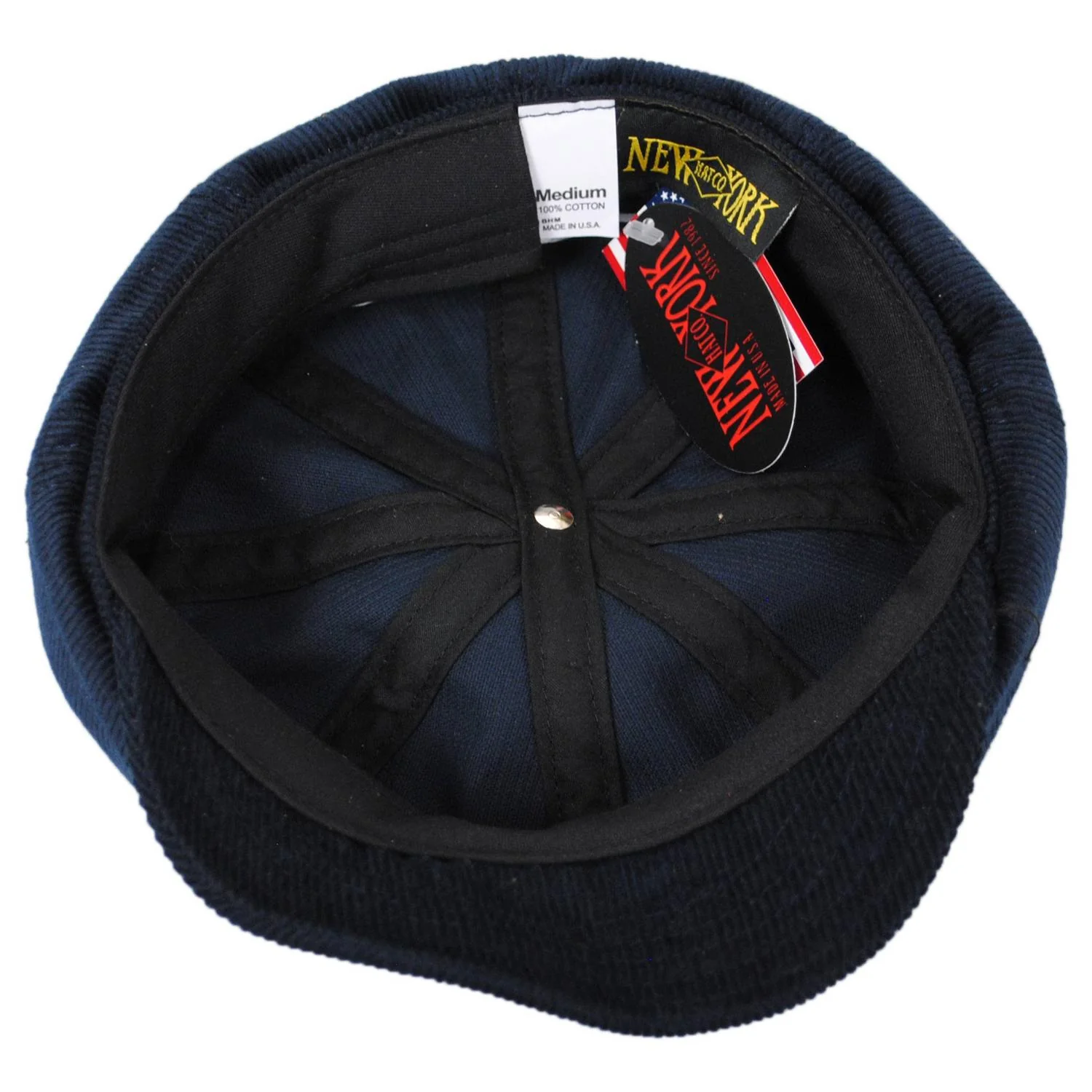 Cotton Corduroy Spitfire Newsboy Cap - Image 8