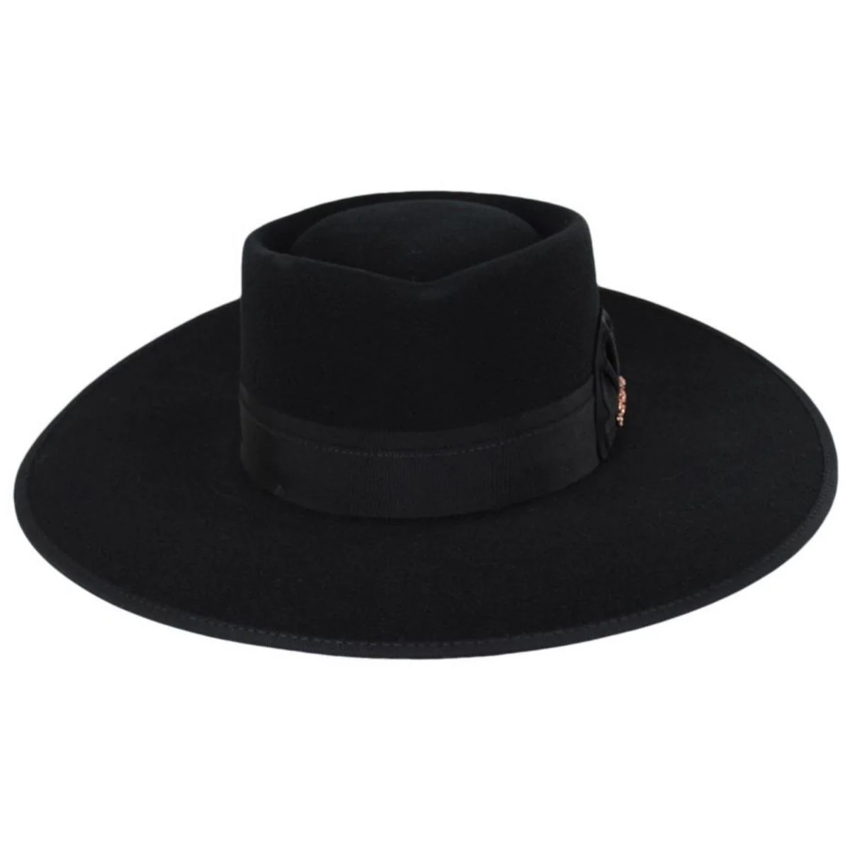 Cowpuncher Wool and Angora Felt Gambler Hat - Image 6