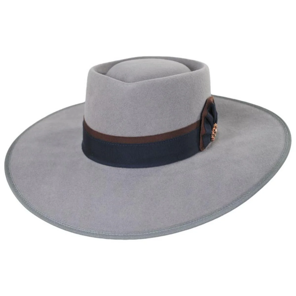Cowpuncher Wool and Angora Felt Gambler Hat - Image 9