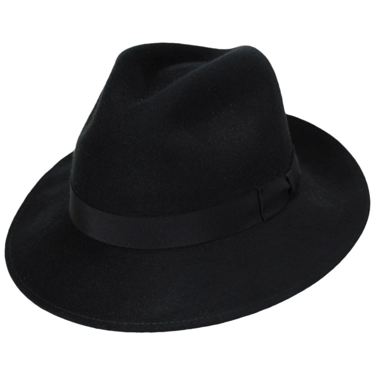 Criss Wool LiteFelt Long Teardrop Fedora Hat