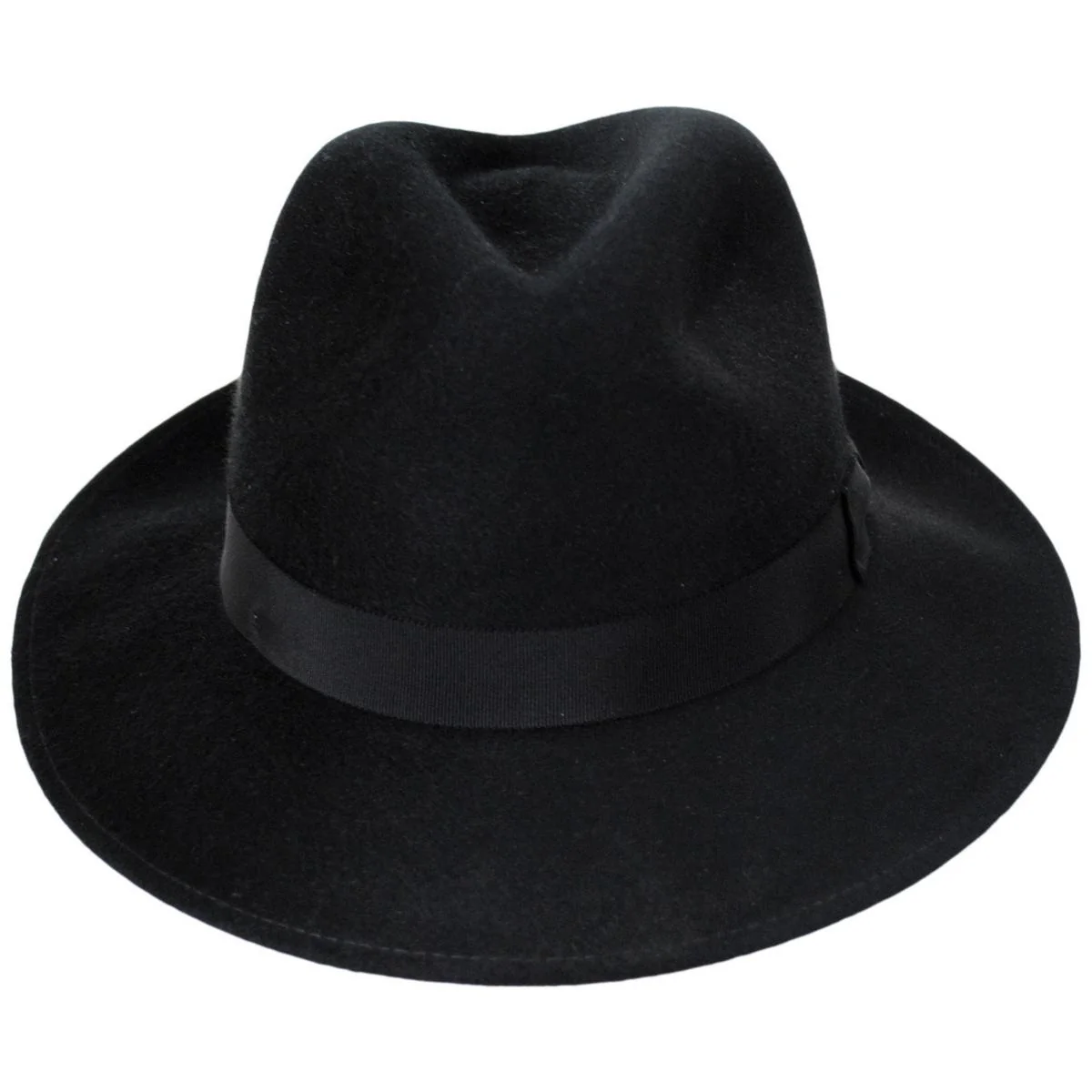 Criss Wool LiteFelt Long Teardrop Fedora Hat - Image 2