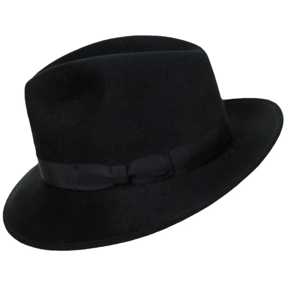 Criss Wool LiteFelt Long Teardrop Fedora Hat - Image 3