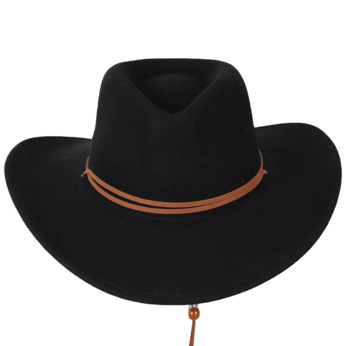 Crushable Wool Felt Chincord Outback Hat - Image 3