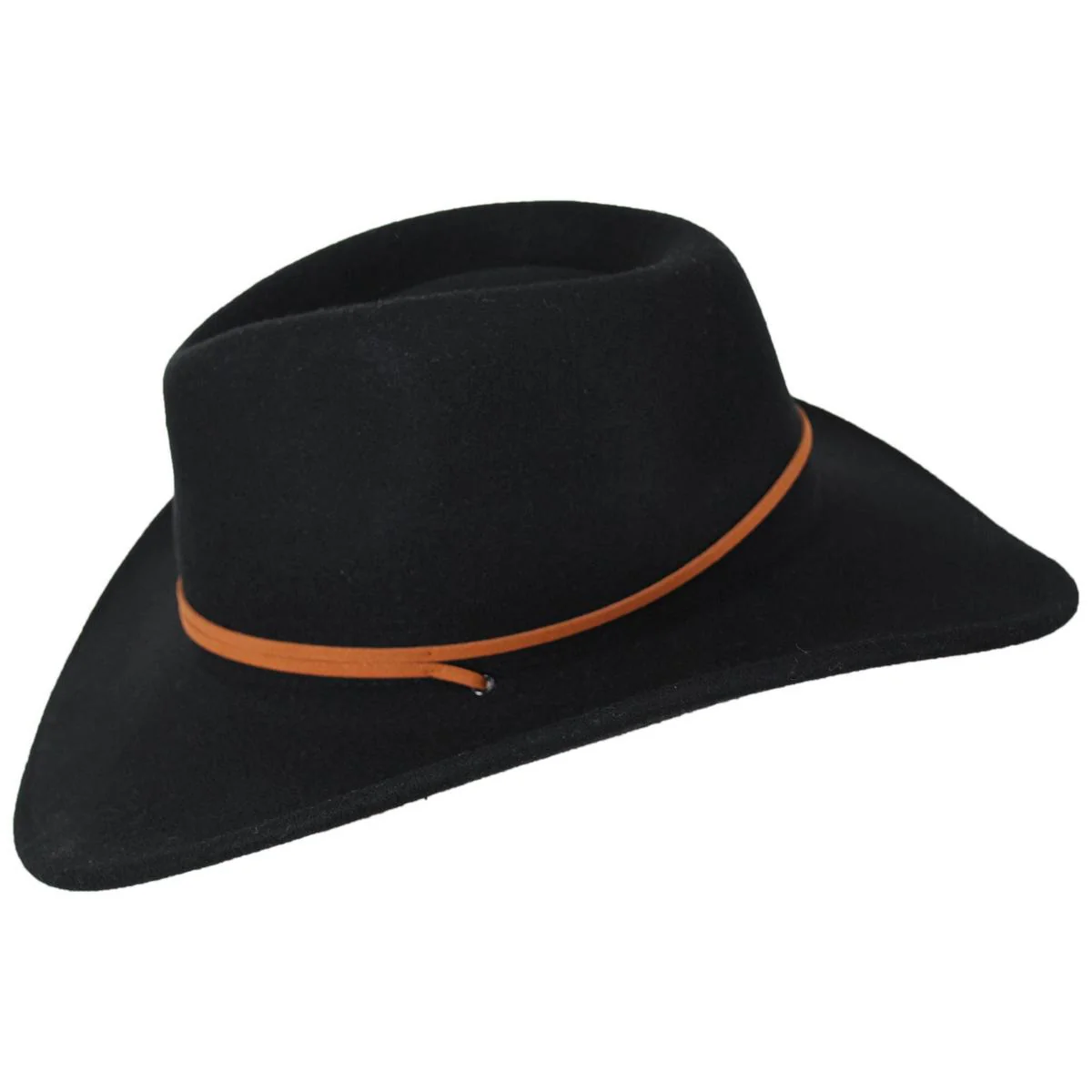 Crushable Wool Felt Chincord Outback Hat - Image 4