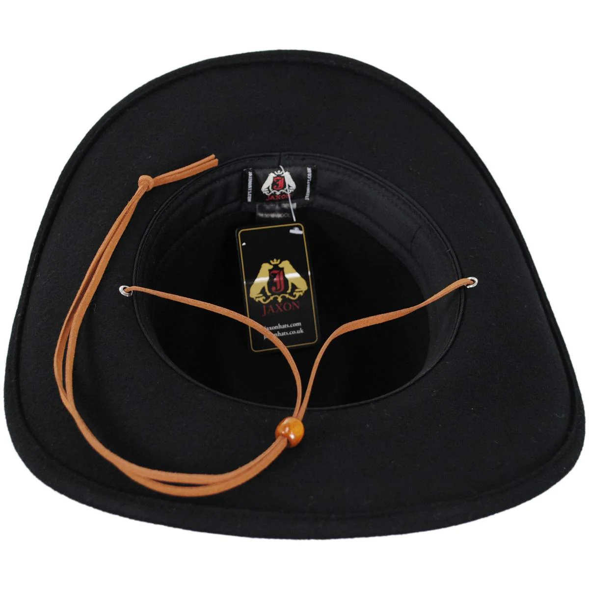Crushable Wool Felt Chincord Outback Hat - Image 6