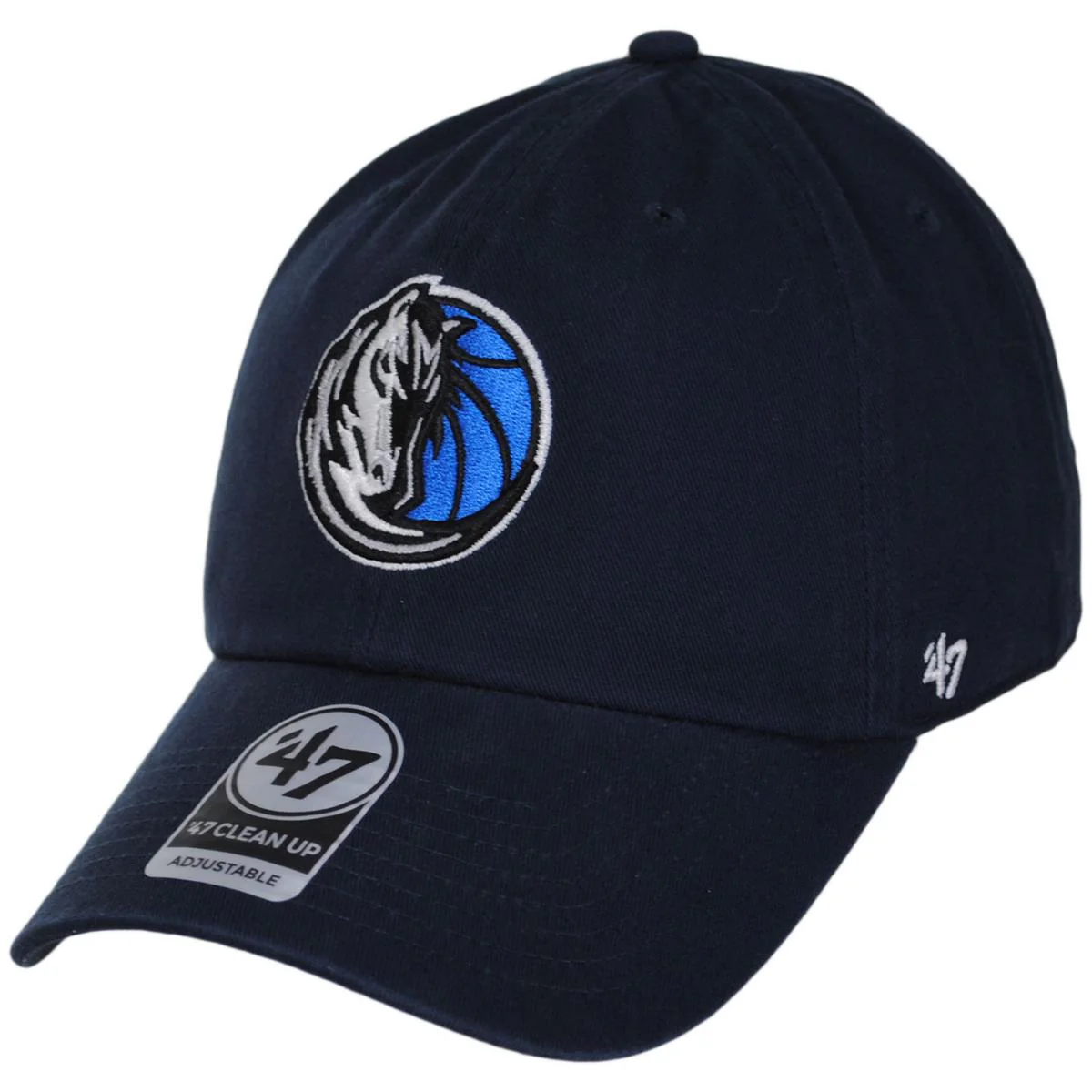 Dallas Mavericks NBA Clean Up Strapback Baseball Cap Dad Hat - Image 4