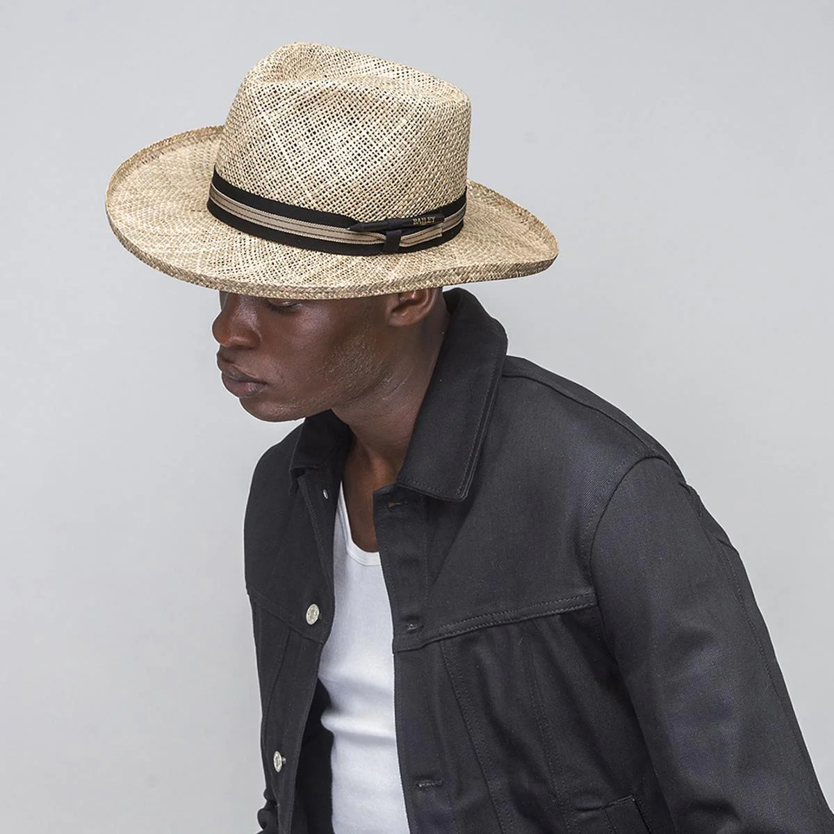 Daxton Seagrass Straw Fedora Hat - Image 2
