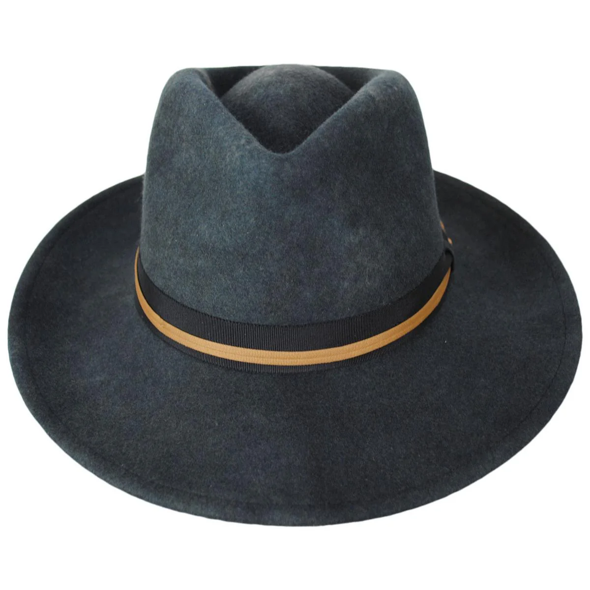 Dayton Convertabrim Wool Felt Rancher Fedora Hat - Black Worn Wash - FINAL SALE - Image 2