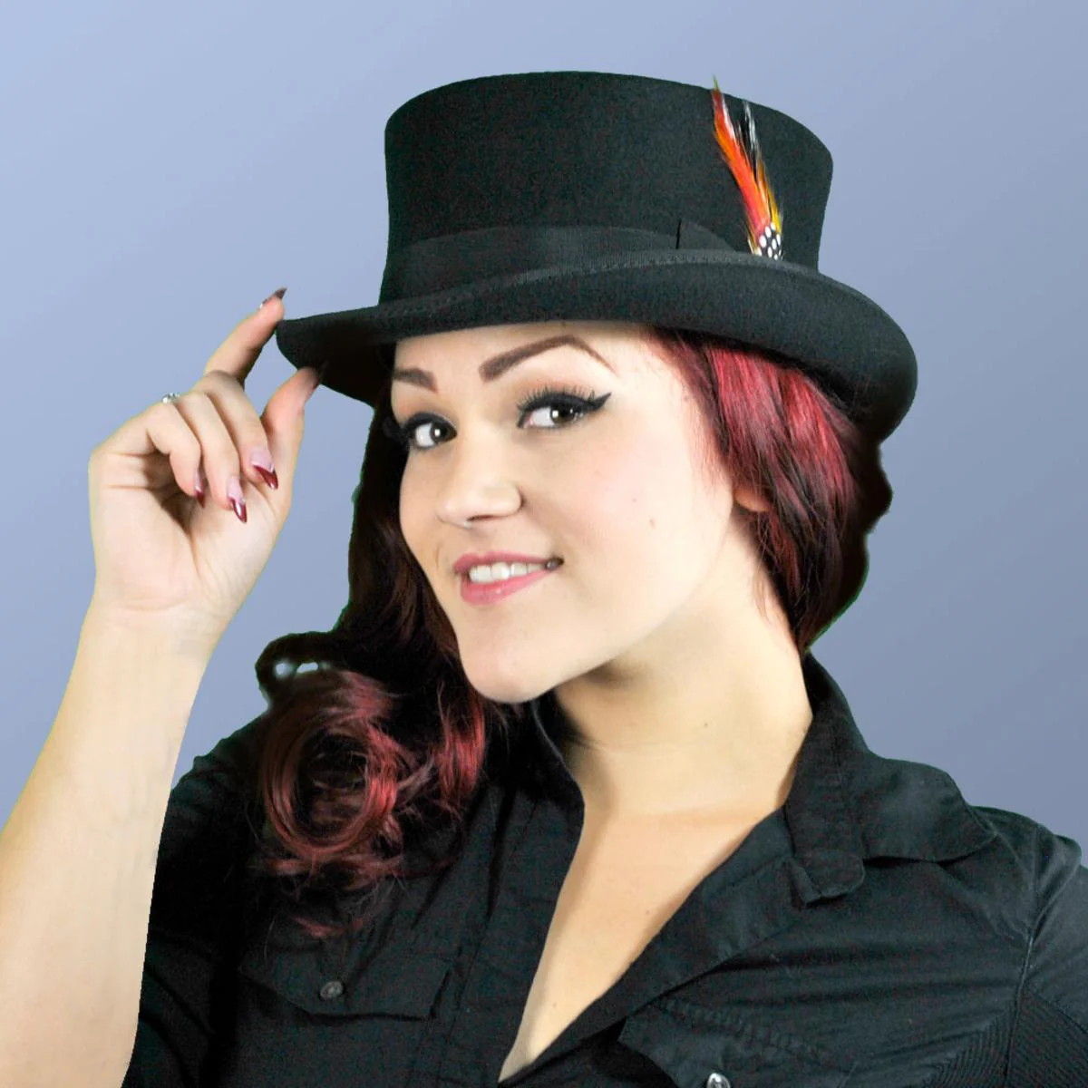Deadman Wool Felt Top Hat - Image 3