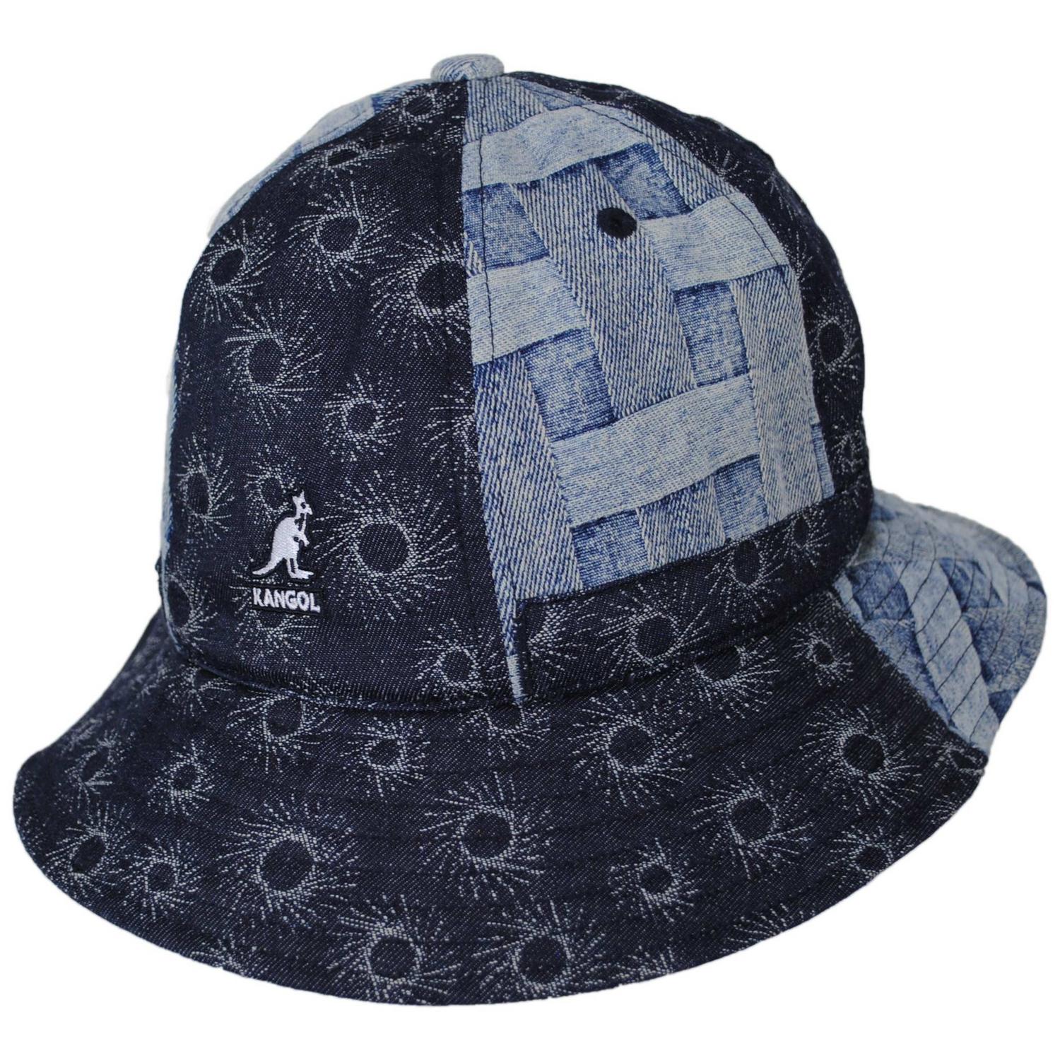 Denim Mashup Casual Bucket Hat - Image 5