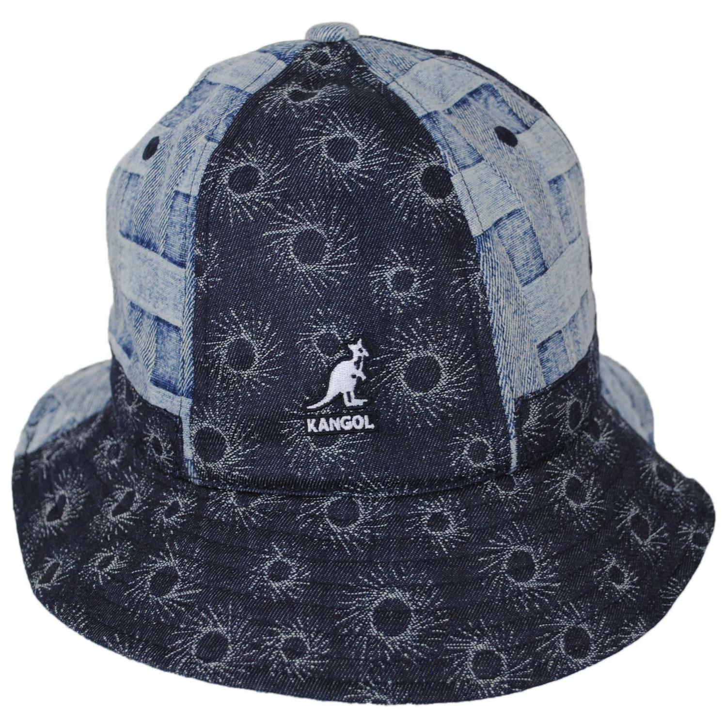 Denim Mashup Casual Bucket Hat - Image 6