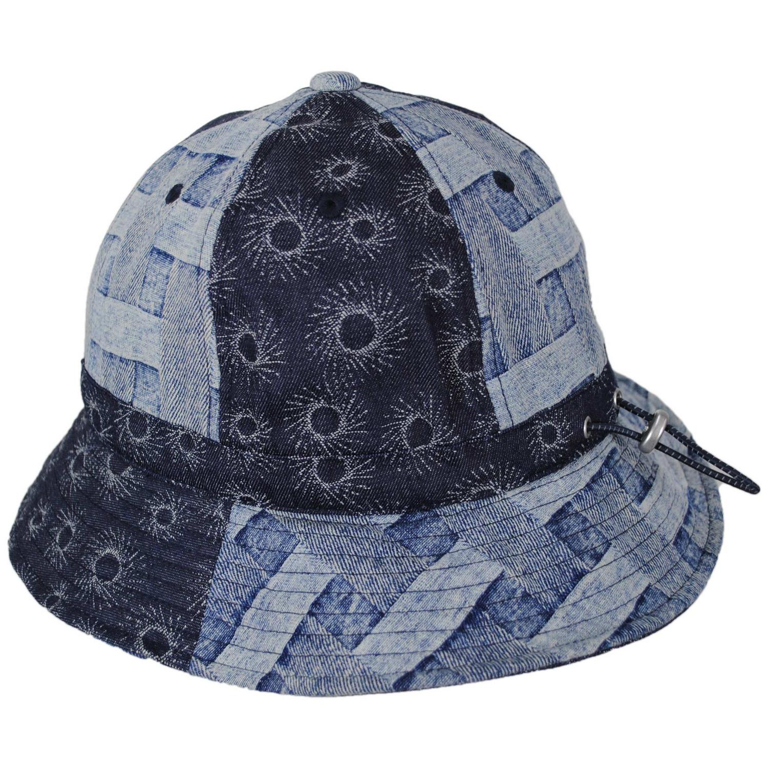 Denim Mashup Casual Bucket Hat - Image 7
