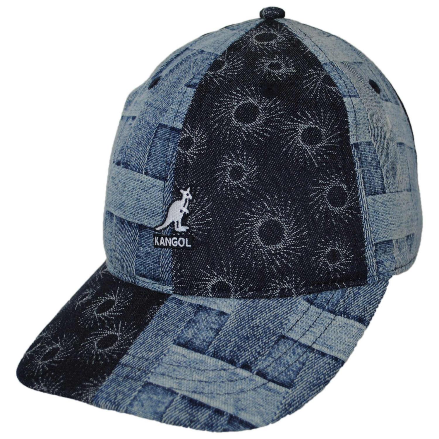 Denim Mashup Strapback Baseball Cap Dad Hat - Image 12