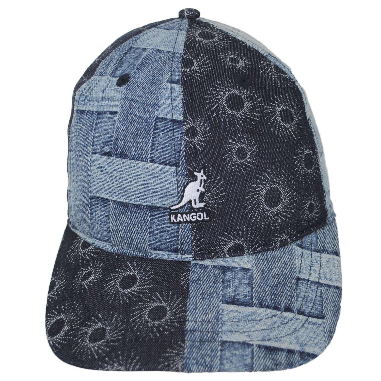 Denim Mashup Strapback Baseball Cap Dad Hat - Image 13
